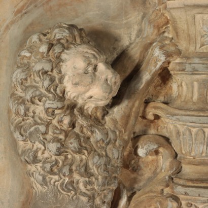 Gypsum Bas-Relief Italy Late '800