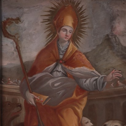 St Januarius Among The Lions Neapolitan School 18th Century