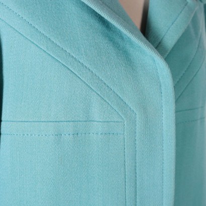 Manteau Vintage Turquoise