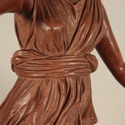 Diana The Huntress Statue Terracotta Italy Late '800 Early '900