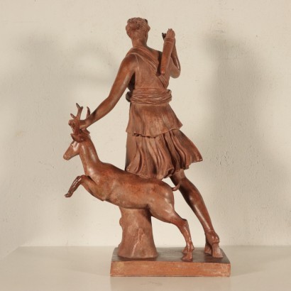 Diana The Huntress Statue Terracotta Italy Late '800 Early '900