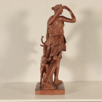 Diana The Huntress Statue Terracotta Italy Late '800 Early '900