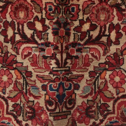 Tapis Noeud Gros Laine Coton - Asie Années 1940-1950