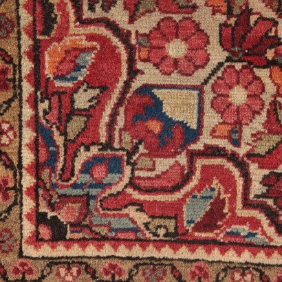 Tapis Noeud Gros Laine Coton - Asie Années 1940-1950