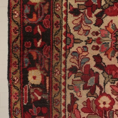 Tapis Noeud Gros Laine Coton - Asie Années 1940-1950