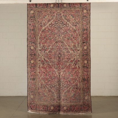 Tapis Noeud Gros Laine Coton - Asie Années 1940-1950