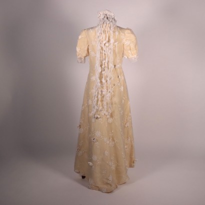 Vintage Wedding Dress Italy 1960s 1970s