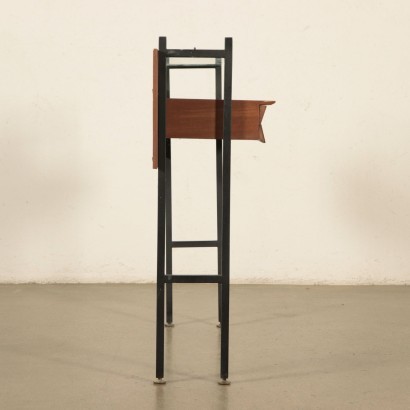 Console Table Mahogany Formica Italy 1960s