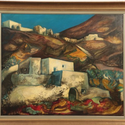 Fulvio Platinetti Oil On Canvas 1972