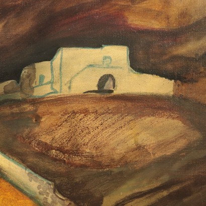 Fulvio Platinetti Oil On Canvas 1972