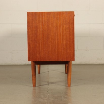 Sideboard Beech and Teak Veneer England 1960s English Prodution