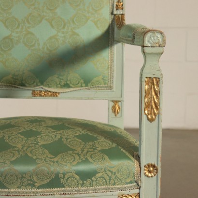 Pair Of Armchairs Louis XVI Style Italy 20th Century