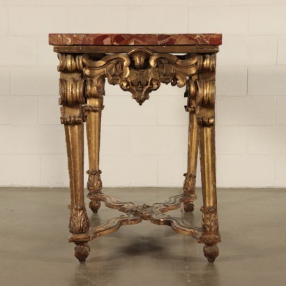 Baroque Console Red Jasper Italy Second Quarter 18th Century