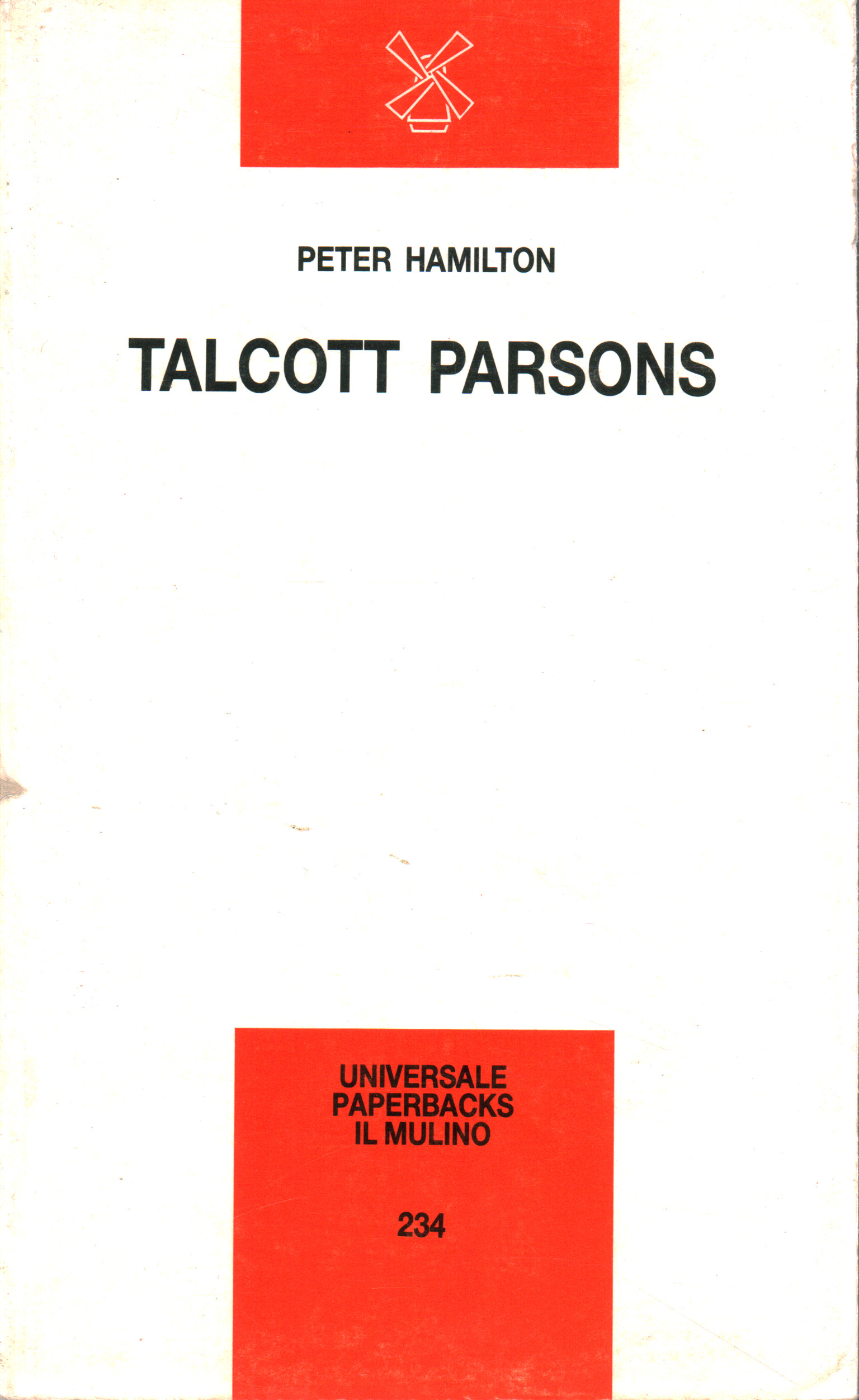 Talcott Parsons, Peter Hamilton