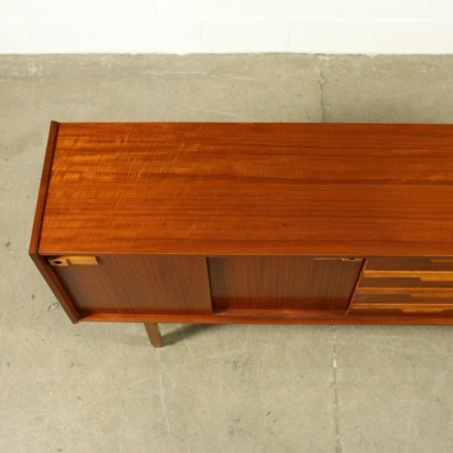 Sideboard Teak Veneer Italy 1960s Italian Prodution