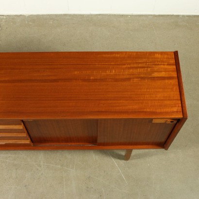 Sideboard Teak Veneer Italy 1960s Italian Prodution