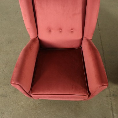 moderne Kunst, Design moderne Kunst, Sessel, moderner Kunstsessel, moderner Kunstsessel, italienischer Sessel, Vintage-Sessel, 60er-Jahre-Sessel, 60er-Design-Sessel, Bergere-Sessel