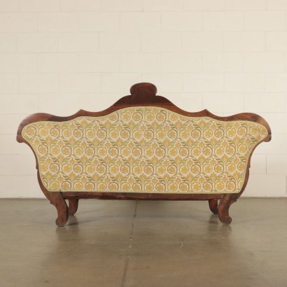 Louis Philippe Sofa Walnut Italy 19th Century