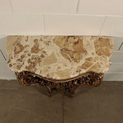 Neoclassical Style Drop Shaped Console Italy 20th Century