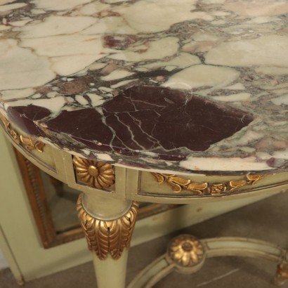 Neo-Classical Style Console with Mirror Italy 20th Century