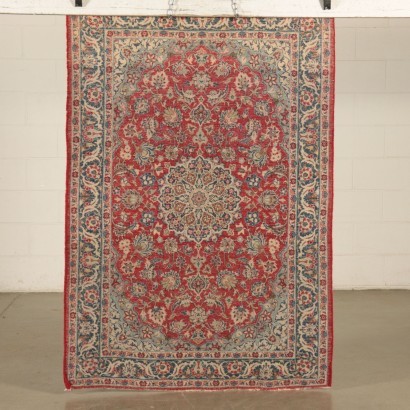 Isfahan Carpet Wool Cotton and Silk Iran 1970s-1980s