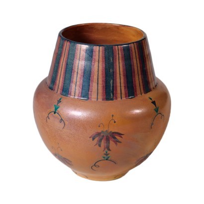 Vase Riccardo Gatti (1886-1972) Terre Cuite Faenza Italie Années 30 40