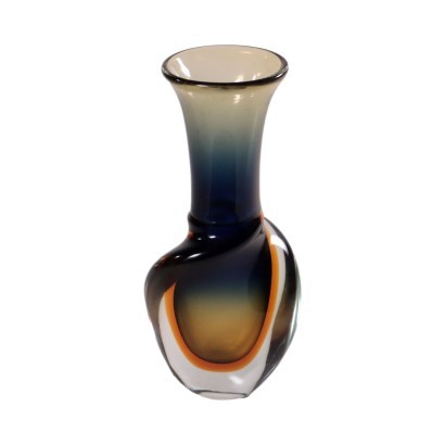 Vase Glass Murano Italy 1960s-1970s Murano Manufacture