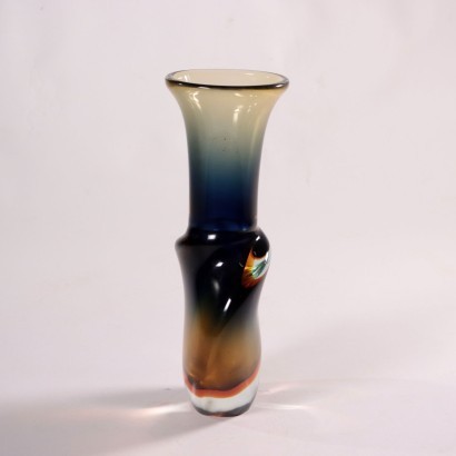 Vase Glass Murano Italy 1960s-1970s Murano Manufacture