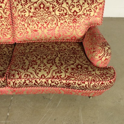 Sofa Damak Fabric Italy 20th Century