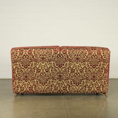 Sofa Damak Fabric Italy 20th Century