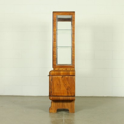 Showcase Burl Veneer Italy 1930s/1940s