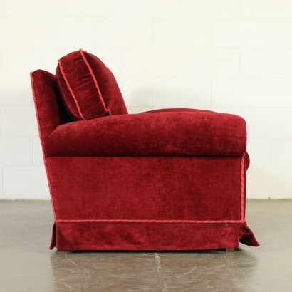 Sofa Foam and Velvet Italy 1940s