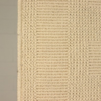 Vintage White Wool Carpet