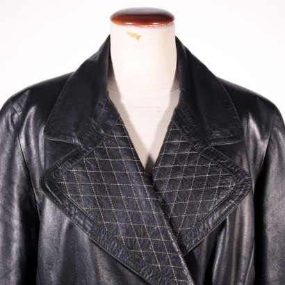 Vintage Pollini Leather Jacket Italy 1980s-1990s