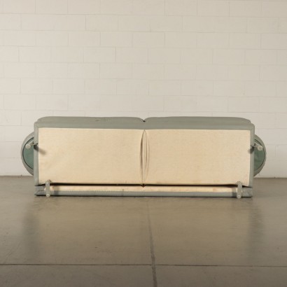 Sofa Leather Foam Glass 1980s-1990s Paolo Piva for B&B