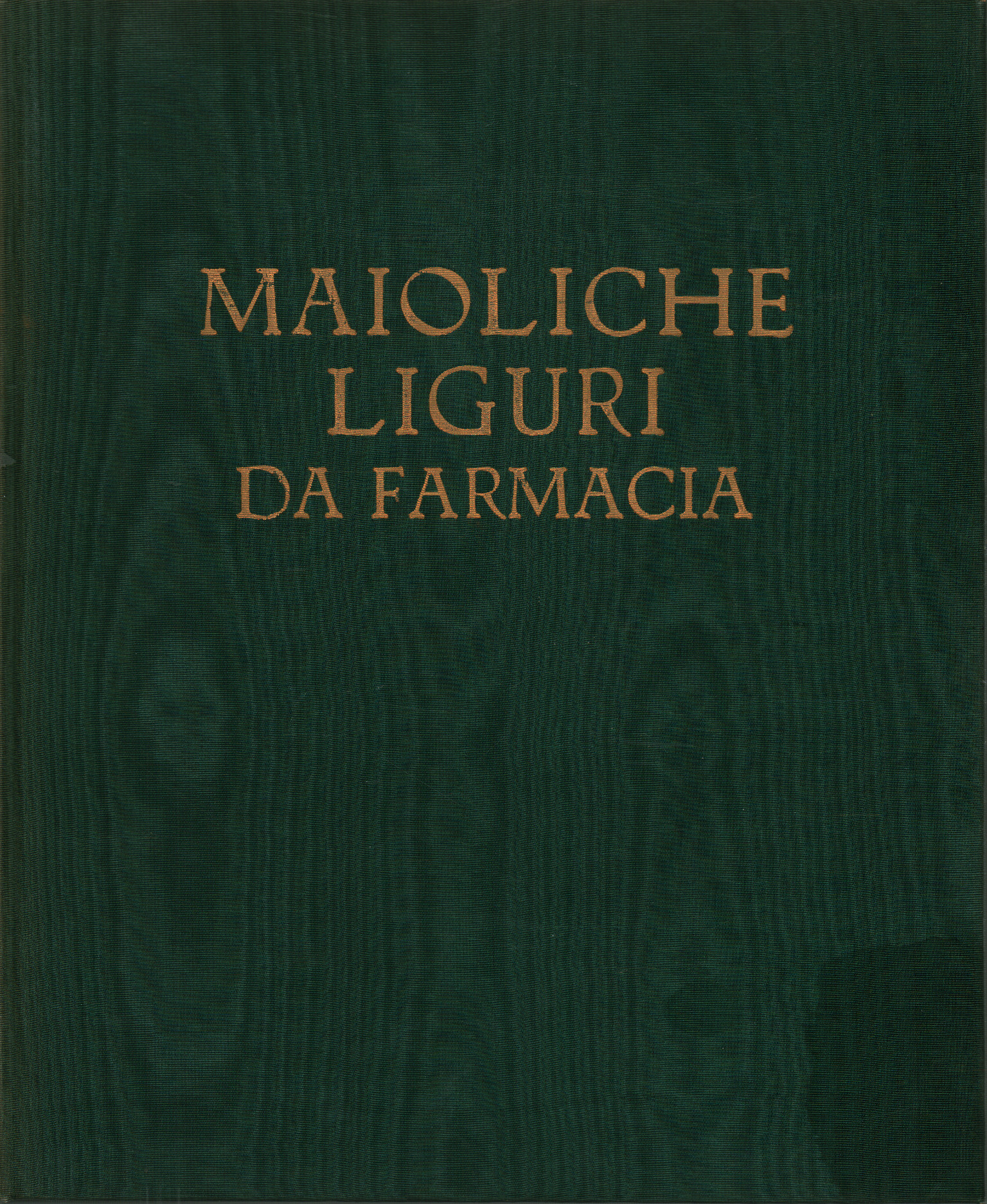 Ligurische Majolika aus der Apotheke, Giovanni Pesce