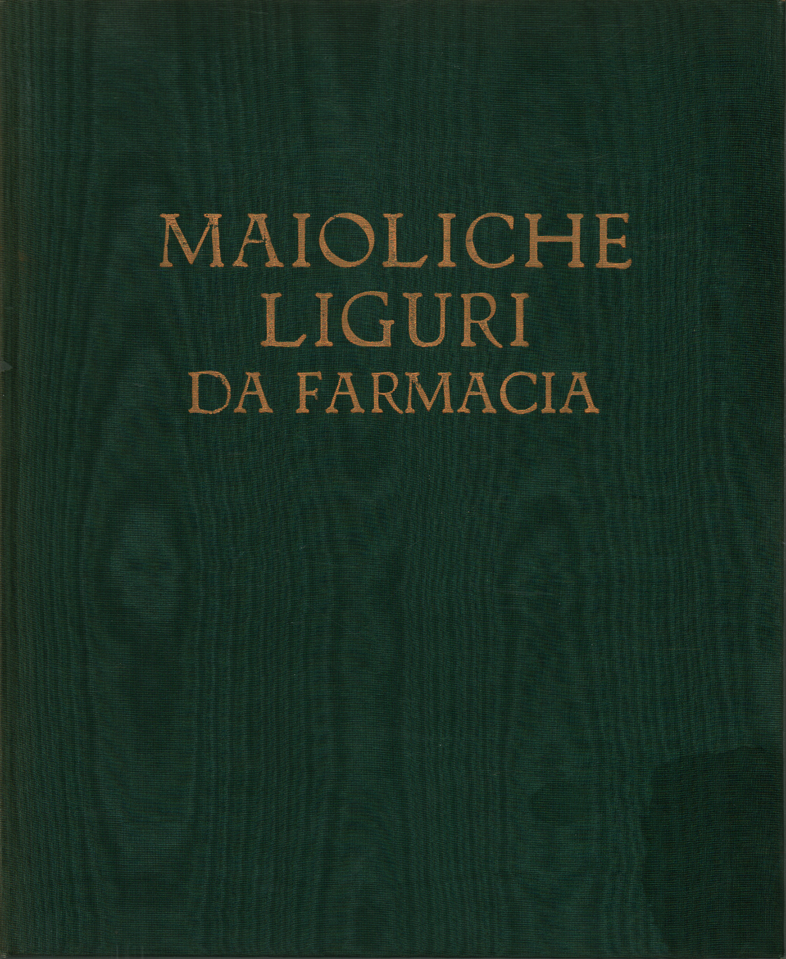 Majolique ligurienne de pharmacie, Giovanni Pesce