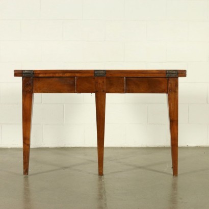 Petite Table Directoire Noyer Peuplier Italie Fin '700- Début '800