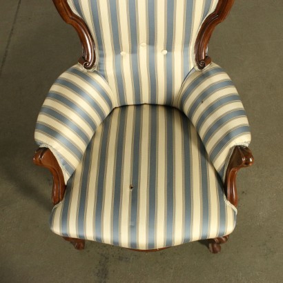 Pair of Louis Philippe Armchairs Italy 19th Century