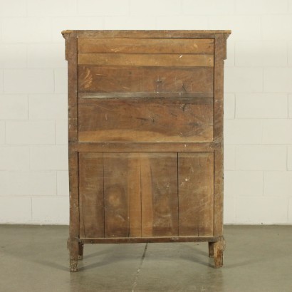 Directory Secretaire Walnut Italy 18th-19th Century