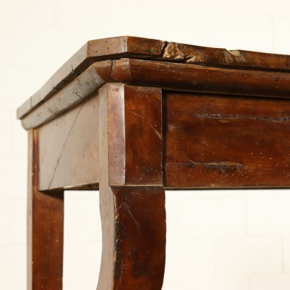 Louis Philippe Console Walnut and Poplar Italy 19th Century