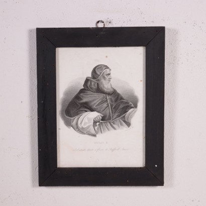 Serie of 80 Engravings with Portraits of Famous People 19th Century