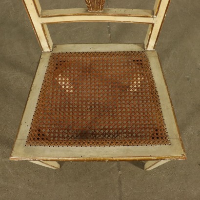 Group Of Eight Chairs Bourbon Restoration Late 19th Century