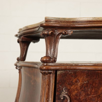 antiques, nightstand, antique nightstand, antique nightstand, antique Italian nightstand, antique nightstand, neoclassical nightstand, 19th century nightstand, Pair of Chippendale Style Nightstands