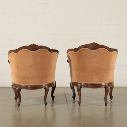 Pair Of Barocchetto Armchairs Italy 20th Century