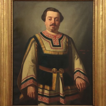 Achille Zo Oil on Canvas 19th Century