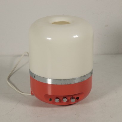 modernariato, modernariato di design, lampada da tavola, lampada da tavola modernariato, lampada da tavola di modernariato, lampada da tavola italiana, lampada da tavola vintage, lampada da tavola anni '60, lampada da tavola design anni 60,Radio/Lampada Anni 70