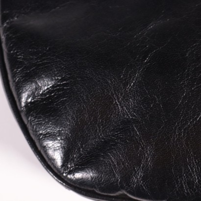 Vintage Black Purse Silk and Cotton 1950s-1960s