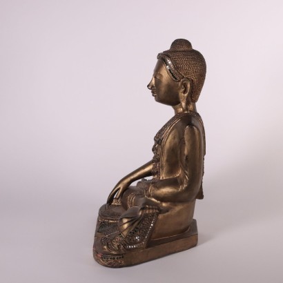 Buddha Statua in Legno
