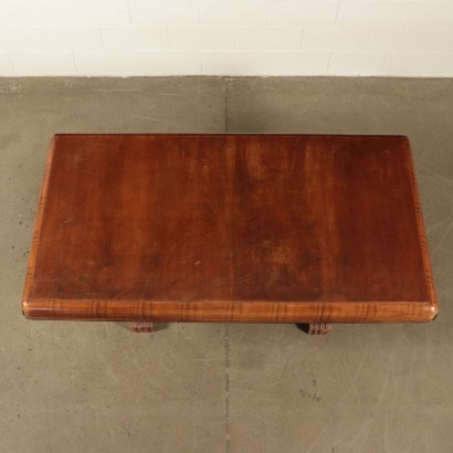 Table Walnut Veneer and Burl Veneer Italy 1930s-1940s